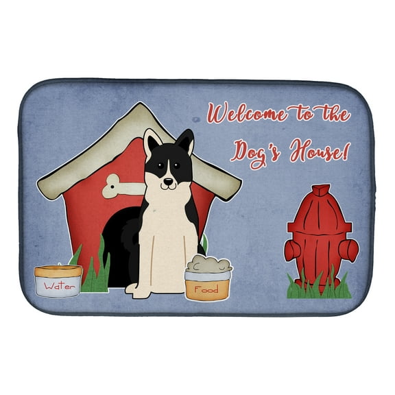 Dog House Collection Russo-European Laika Spitz Dish Drying Mat