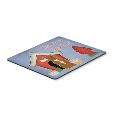 Dog House Collection Staffordshire Bull Terrier Brown Mouse Pad Hot Pad or Trivet