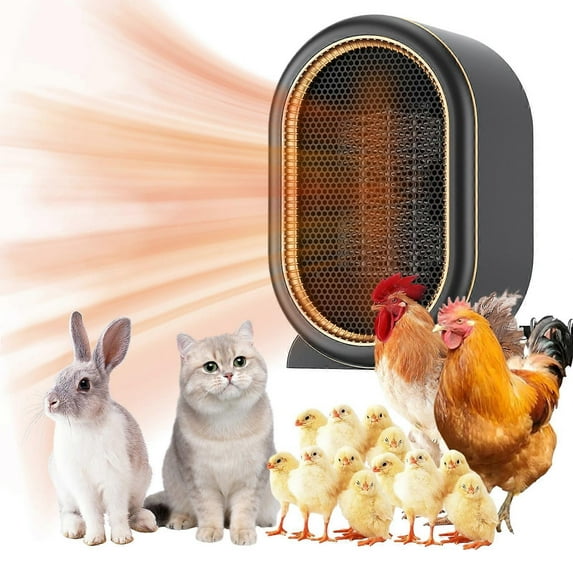 Dog House Heater With 2 ModleThermostat, 800W/1200W Electric Pet Heaters Winter, For Outdoor Chicken Coop Indoor Rabbits Cats Protable Greenhouse Heat