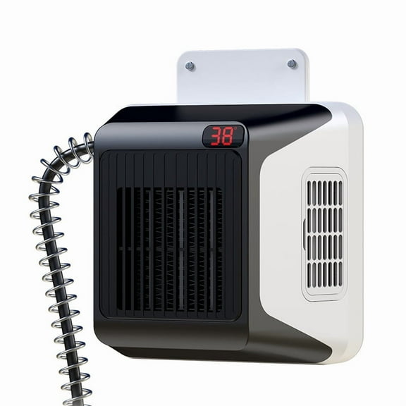 Dog House Heater with Thermostat, 300-600W 2 Heating Mode Pet Warmer, Wall-Mounted Design, Pet Heater with 6FT Anti Chew Cord and Safe Overheat Protection, for Dogs Chicken Coops Rabbits