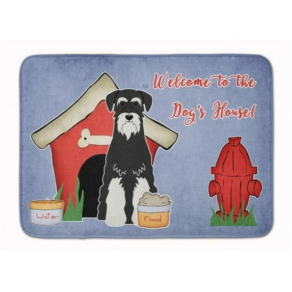 Dog House Standard Schnauzer Machine Washable Memory Foam Mat