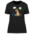 thumbnail image 1 of Dog Howling Y-Y-Y T-Shirt Women -Image by Shutterstock, Female Medium, 1 of 2