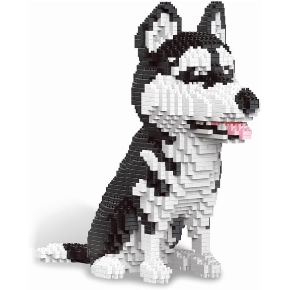 Dog Husky Micro Building Blocks Set2524PCS Gift for Adults and Kids