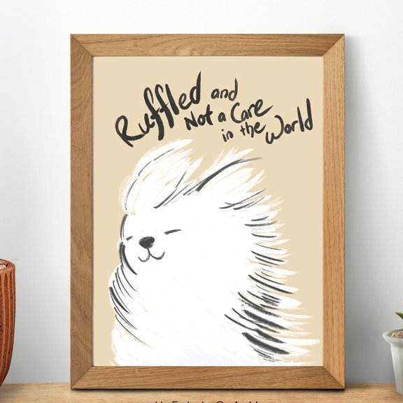 Dog Illustration Dog Print Therapist Office Decor Home Decor Art Print Art Home Decor Poster Funny Dog Print - 281 Art