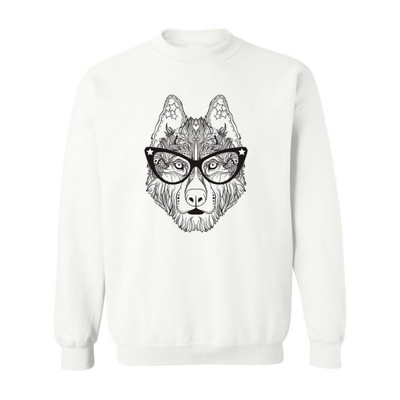 Dog In Line Pattern Sweatshirt Men -Image by Shutterstock, Male XX-Large
