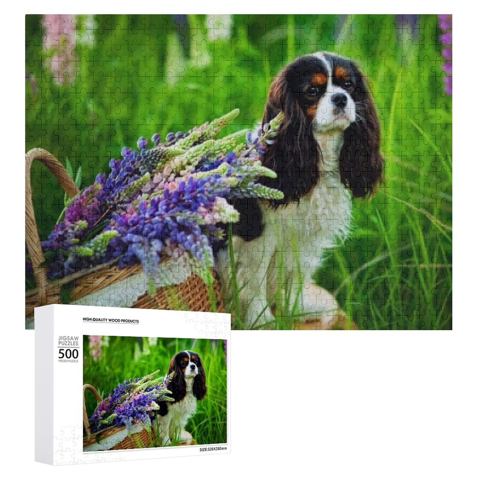 3 Pack 500 Piece Puzzles – Colorful Cat And Drawing Dog Jigsaw Puzzles For Adults & Families - View #7