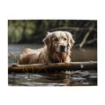 thumbnail image 1 of Dog In Water Log 500-Piece Wooden Jigsaw Puzzle for Adults, Fun & Challenging Family Brain-Teaser, Perfect Home Decor & Gift, 1 of 7
