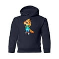thumbnail image 1 of Dog In Winter Weather Hoodie Juniors -Image by Shutterstock,  Large, 1 of 4