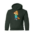 thumbnail image 1 of Dog In Winter Weather Hoodie Juniors -Image by Shutterstock,  Small, 1 of 4
