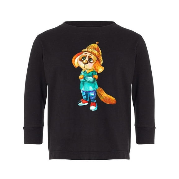 Dog In Winter Weather Long Sleeve Toddler -Image by Shutterstock, 2 Toddler