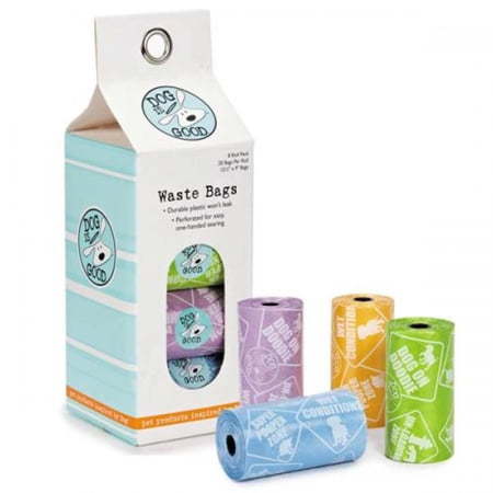 Dog Is Good Potty Talk Waste Bags 8 Ct Assorted