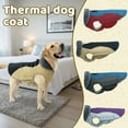 thumbnail image 1 of Dog Jacket Waterproof Dog Coat,Dog Coat,Golden Reflective Cold Weather Winter Coat,Adjustable Turtleneck Fleece Puppy Snow Jacket with Harness Hole for Small Medium Large Dogs.,Black L, 1 of 7