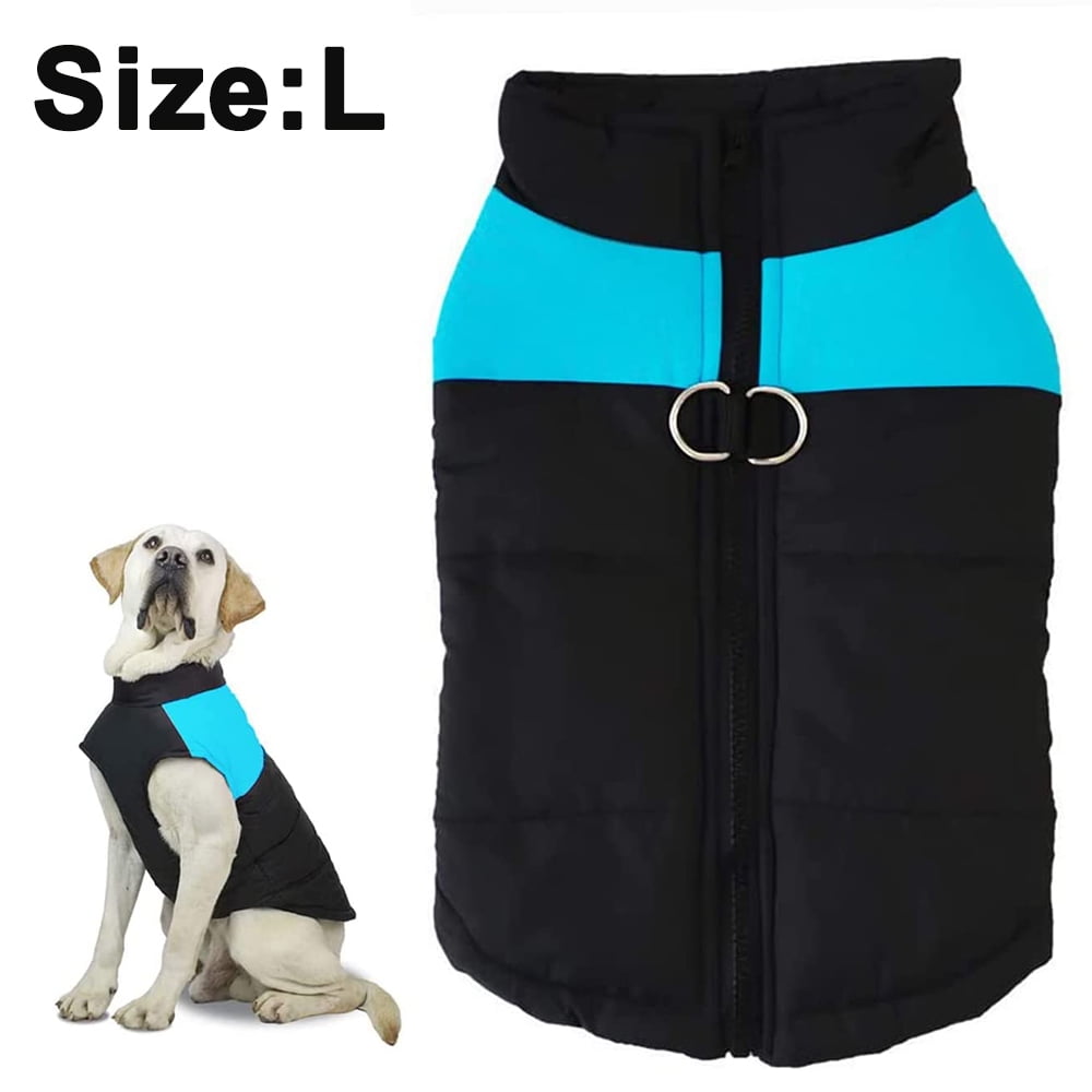 Dog Jacket Waterproof Dog Winter Coat British Style Plaid Dog Clothes