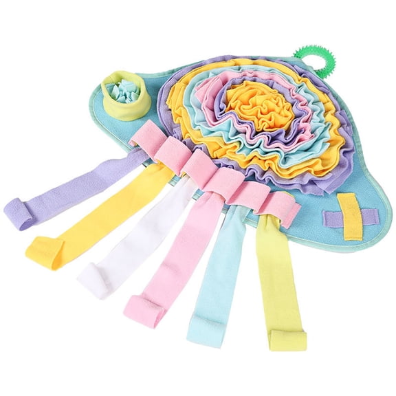 Dog Jellyfish Snuffle Mat Interactive Toy Puzzle Chew for Agility Training