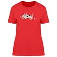 thumbnail image 1 of Dog Jumping To Get Bone T-Shirt Women -Image by Shutterstock, Female x-Large, 1 of 2