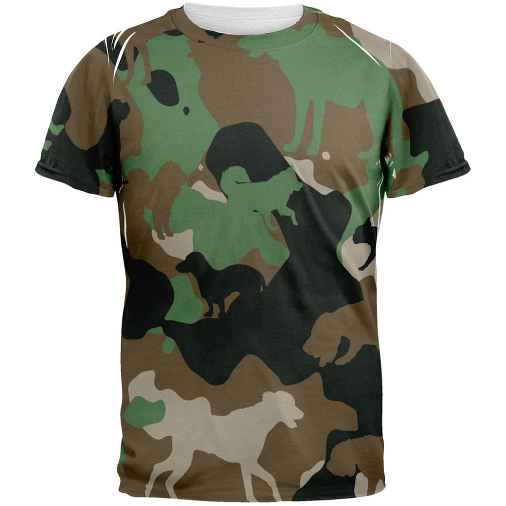 dDdDdDd　CAMOUFLAGE SHORT-SLEEVE SHIRTS 100% Cotton 5oz. Camouflage Short Sleeve T-Shirt Army