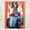 thumbnail image 1 of Dog Kart Car Black Out Curtains 72 Inch Length Curtains for Sliding Glass Doors Bedroom Living Room 2 Pack, 1 of 6