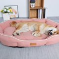 thumbnail image 1 of Dog Kennel Bed All Season Orthopedic Pet Mat Cushion Thick Supportive Dog Bed Non Slip Washable Crate Pad Comfort Sleeping Mattress for Small Medium Dogs Indoor House Kennel Use 179字符, 1 of 6