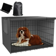 Dog Kennel Cover,Dog Cage Covers,Crate Covers for Dog Cages,Dog Crate Cover, Cover,Dog cage Cover for Winter Outside,Warmer & Waterproof Crate Cover,Dog Enclosure Covers,36 inch