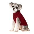 thumbnail image 1 of Dog Knitted Sweaters - Classic Cable Knit Dog Jumper Coat Warm Sweartershirts Outfits for Dogs Cats in Autumn Winter, 1 of 4