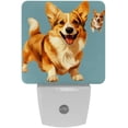 thumbnail image 1 of Dog LED Square Night Lights - Energy Efficient and Stylish Bedroom Lighting Solution, 1 of 6