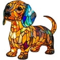 thumbnail image 1 of Dog Lamp - Dog Series Art Night Light, Stained Resin Dachshund Tabletop Night Light, Cute Dogs Themed LED Table Lamps, Funny Gift for Pets Lovers, 1 of 3