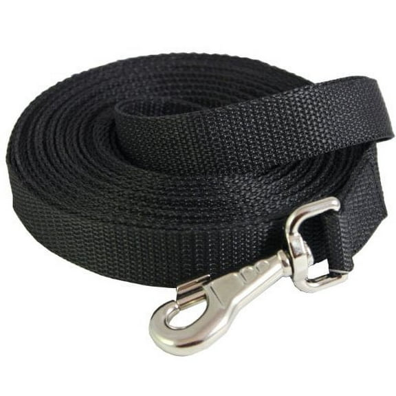 Dog Leash 1.2" Extra Wide Nylon 10 Feet Long Line for Training