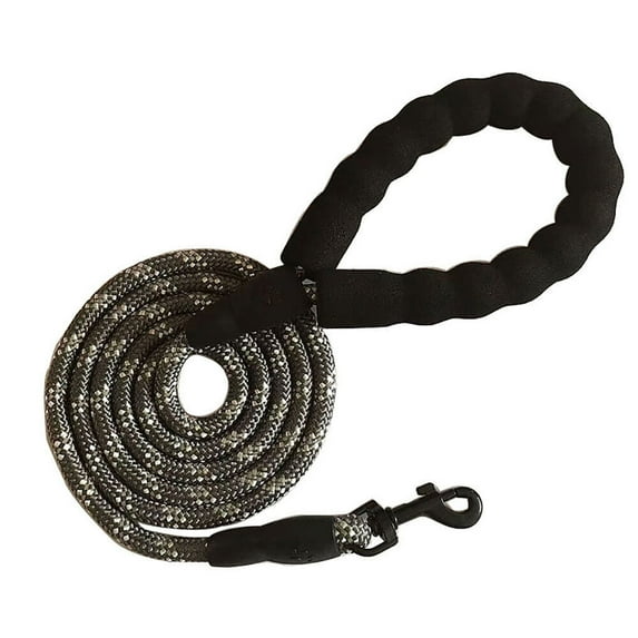 Dog Leash 10FT Large Pet Rope Heavy Duty Reflective Nylon Leads w/ Comfy Handle