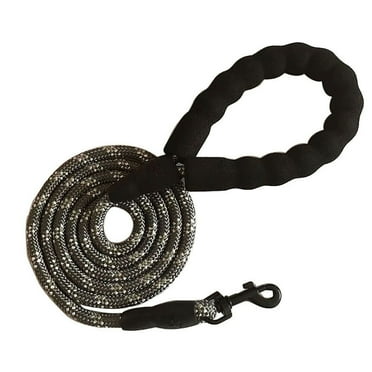 Dog Leash 10FT Large Pet Rope Heavy Duty Reflective Nylon Leads with Comfy Handle