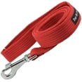 thumbnail image 1 of Dog Leash 4.5ft Long Organic Cotton Web for Training, Red 4 Sizes (Xlarge: 1.2" Wide), 1 of 2
