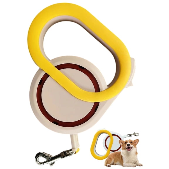 Dog Leash, 5M Automatic Retractable Pet Walking Rope with One-Hand Brake and Lock System, Heavy Duty Tangle-Free Extending Lead for Small and Medium Dogs