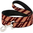 thumbnail image 1 of Dog Leash Bacon Slices Maroon 4 Feet Long 1.0 Inch Wide, 1 of 1