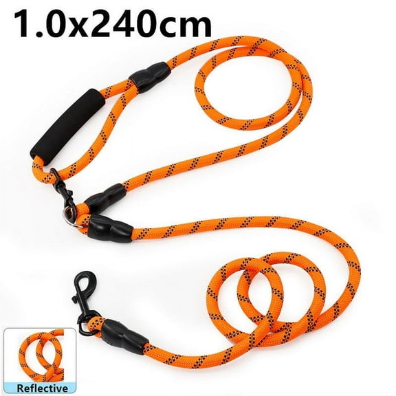 Dog Leash Hands Free Dogs Leash Reflective Leashes for Dog Walking Running Rope 2.4M Long Adjustable Double Leashes Dogs Ropes