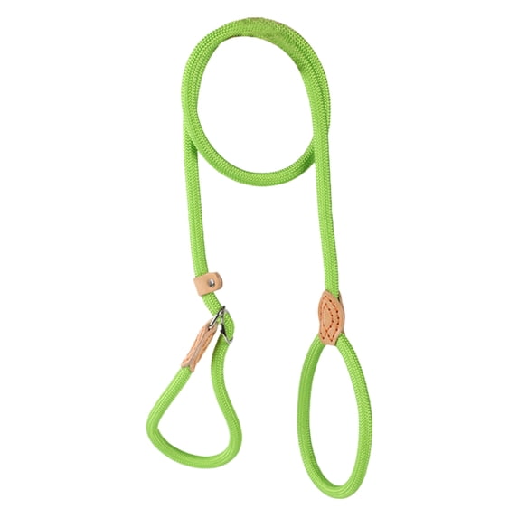 Dog Leash No Buckle Slip Lead Dog Leash Heavy Duty No Pull Leash for Small Medium Dogs Knot-free Design with Adjustable Stopper for Training Walking