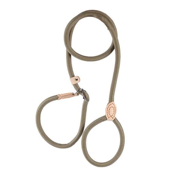 Dog Leash No Buckle Slip Lead Dog Leash Heavy Duty No Pull Leash for Small Medium Dogs Knot-free Design with Adjustable Stopper for Training Walking