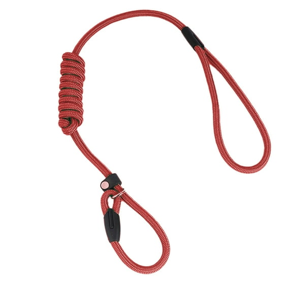Dog Leash, Nylon Rope Leash, Dog Training Lead for Dogs red 1CM