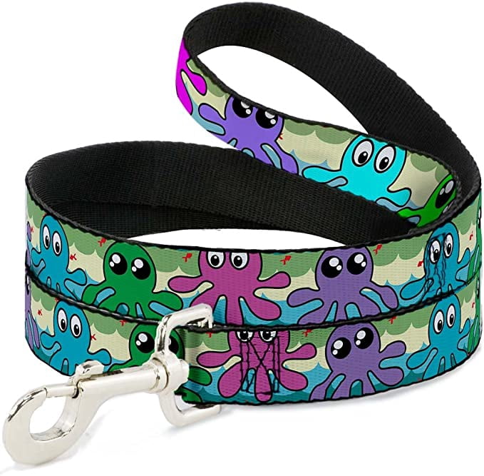 Dog Leash Octopus Cartoon 4 Feet Long 0.5 Inch Wide