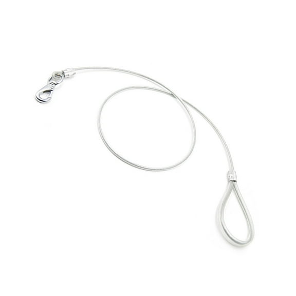 Dog Training Lead Leash Leashes for Large Dogs Heavy Duty White Metal Steel Wire