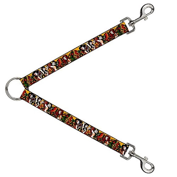 Buckle-Down Leash Splitter - TJ-Butterfly Girl - 1" Wide - 30" Length