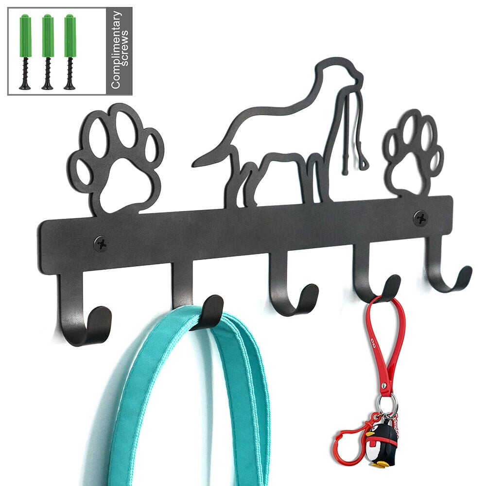Dog Leash and Collar Holder Wall Mounted for Pet Accessories Dog Leash Hanger Organizer Walmart