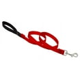 thumbnail image 1 of Dog Leash by Lupine in 3/4" Wide Red 6-Foot Long with Padded Handle, 1 of 2