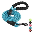 thumbnail image 1 of Dog Leash with Comfortable Padded Handle and Highly Reflective Threads Dog Leashes for Medium and Large Dogs -Blue, 1 of 4