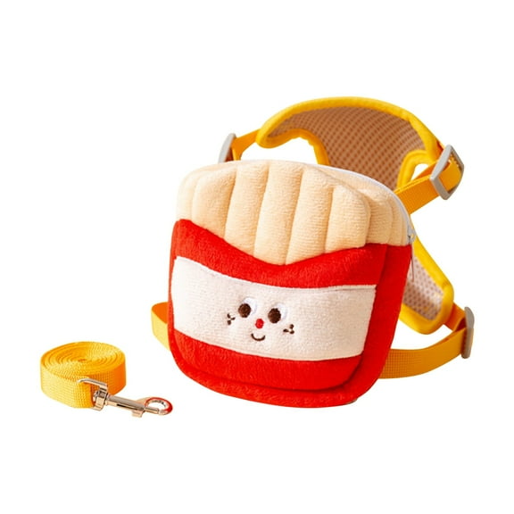 Dog Leashes for Small & Medium Dogs,Pet Supplies Outdoor Vest Type Warm Dog Leash Small Dog Cat Leash(L,Red)