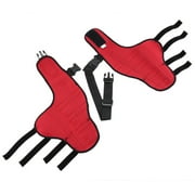 Dog Leg Brace for Small to Large Dog Rear Support with Adjustable Sticky Straps