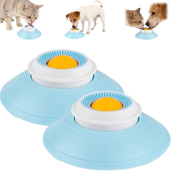 Dog Lick Ball,Licking A Ball Add More Fun Bowl, Dog Lick Ball Bowl,Licking A Ball for Dogs,Slow Down Eating Speed and Add More Fun for Your Dog and Cats
