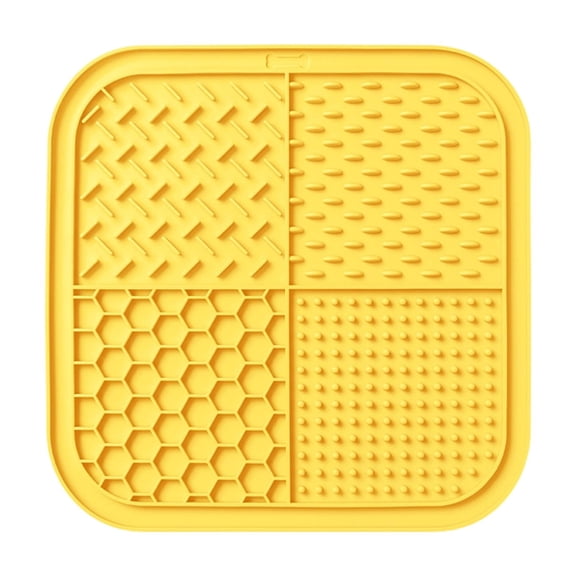 Dog Lick Mat Slow Feeder Mat for Dogs and Cats Pet Calming Pad with Suction Cups Cat Licking Mat for Anxiety Relief Interactive Dog Boredom Breaker Easy Clean Dog Lick Mat Slow Feeder Mat