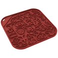 thumbnail image 1 of Dog Lick Mat with Suction Cups, 7.8 in Food - Grade Silicone Slow Feeder Pad for Dogs and Cats, Bathing Grooming Treat Distraction, 1 of 8