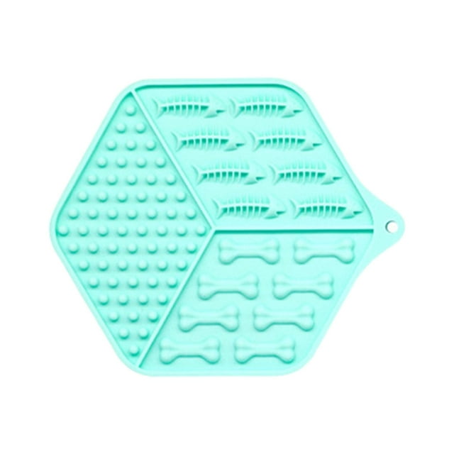 Dog Lick Pad, Mat, Dog Licking Mat Training Slow Feeder Green