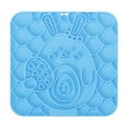thumbnail image 1 of Dog Lick Plate Pet Licking Mat Silicone Suction Cup Licking Slow Feeding Mat, Non-Toxic Food-Grade Silicone With Powerful Suction Cups For Anti-Slip Stability, Choking Prevention, 1 of 4