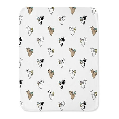 Dog Licking Ice Cream Pattern Blanket -Image by Shutterstock,